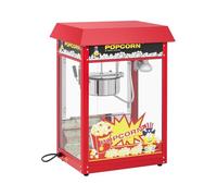 Macchina per popcorn - Design retrò - 150 / 180 °C - Rossa - Royal Catering RCPS-16E.3-2F