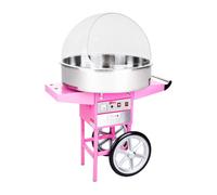 Royal Catering Macchina per zucchero filato - 72 cm - 1200 Watt - con carretto RCZC-1200XL