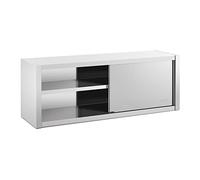 Royal Catering Pensile in acciaio inox - 160 x 45 cm RCSSWC-160X45-S