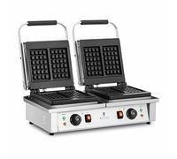 Royal Catering Piastra per waffles - Waffle belga - 1500 W - 2 piastre RC-WM201
