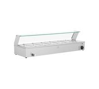 Royal Catering RCBM-11 Bain Marie 6 x 3,5 l, 2100 W, scaldabagno