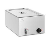 Royal Catering RCBM_GN1/1_1 Bagnomaria professionale 600 W 1 GN 1/1 Rubinetto di scarico