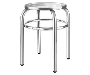 Royal Catering - RCEH-40 - Sgabello Basso - Acciaio Inox