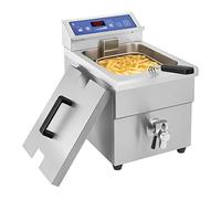 Royal Catering B-WARE Friggitrice a induzione - 1 x 10 Litri - 60 fino a 190°C RCIF-10EB