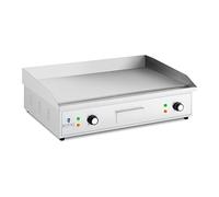 Fry top elettrico - 727 x 420 mm - Royal Catering - Liscio - 4400 W RCPG51-S