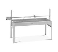 Royal Catering RCSG-70P - Barbecue per maialino con motore, 40 kg, lunghezza spiedino: 127 cm, in acciaio INOX