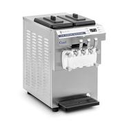 Royal Catering RCSI-18A Macchina per gelato soft 1350 W 16 l/h LED 3 gusti Macchina frozen yogurt Macchina per il gelato