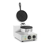 Royal Catering Seconda Mano Piastra per waffel - 1 x 1.300 Watt - rotonda RCWM-1300-R