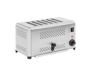 Royal Catering tostapane 2.500 W acciaio inox 6 fette professionale