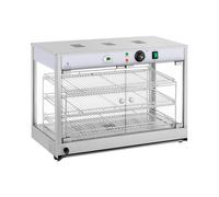Royal Catering Vetrina calda - 1.200 W - display LED RCHT-1200B