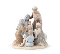 ROYAL CLASS/HERVIT ART. 27725 NATIVITA' PORCELLANA 18,5X16X19CM(H)