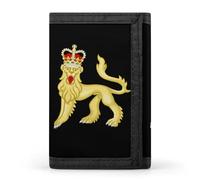Royal Coat of Arms of The United Kingdom - Portafogli a tre ante con tasca frontale e finestrella identificativa, idea regalo per uomini e donne, Stile:, Taglia unica, MHXYZHW