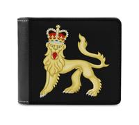 Royal Coat of Arms of The United Kingdom - Portafogli con stampa a due ante e scomparti per carte di credito, per uomini e donne, Stile:, Taglia unica, MHXYZHW