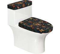 Royal Coat of arms - Set di 2 coprisedili per WC, con coperchio del serbatoio, per WC a forma di U o estesi, perfetto per inaugurazione della casa, compleanni e regali