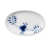 ロイヤル コペンハーゲン Royal Copenhagen Blue Fluted Mega 1016888 - Piatto da portata ovale in porcellana, 23 cm, colore: Blu