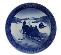 ROYAL COPENHAGEN PIATTO DI NATALE 1964 ORIGINALE PORCELLANA PRIMA SCELTA