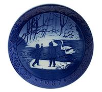 ROYAL COPENHAGEN PIATTO DI NATALE 1987 ORIGINALE PORCELLANA PRIMA SCELTA