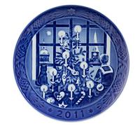 ROYAL COPENHAGEN PIATTO DI NATALE 2011 ORIGINALE PORCELLANA PRIMA SCELTA