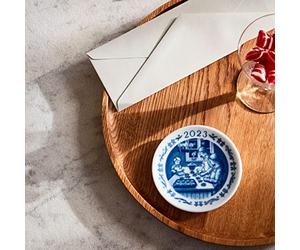 Royal Copenhagen Plaquette 2023 - Cottura natalizia 8,5 cm