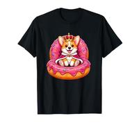 Royal Corgi Donut King - Cucciolo Kawaii Maglietta