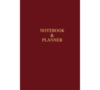 Royal Crimson Planner: A Luxe Notebook for Everyday Organization
