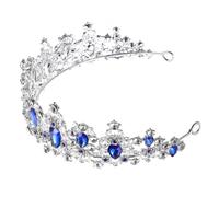 Royal Crystal Tiara Wedding Crown Accetieri per da sposa (rosso)