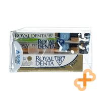 Royal Denta Gold GO 2 Spazzolini con Copertura 1 130g Dentifricio Kit da Viaggio
