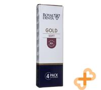 Royal Denta Gold Morbido Spazzolino 4 Unità Ssensitive E Gengive Colore Casuale