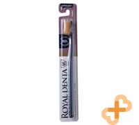 Royal Denta Oro Super Soft Bristlestoothbrush Ergonomico Manico con Oro Polvere