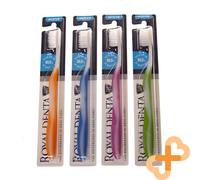 ROYAL DENTA SILVER MEDIUM 4 Confezione Spazzolino Set Kit Medio Morbidezza