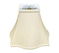 Royal Designs Fancy - Paralume quadrato a campana, 4 x 10 x 8,5 cm, colore: Beige