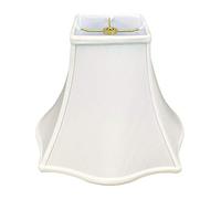 Royal Designs Fancy - Paralume quadrato a forma di campana, 6 x 14 x 11,5 cm, colore: Bianco