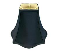 Royal Designs - Paralume quadrato a campana, 4 x 10 x 8,5 cm, colore: Nero