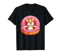 Royal Donut Corgi - Corona Kawaii per Amanti dei Cani Maglietta