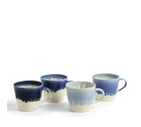 Royal Doulton 1815 Pacific Glaze - Set di 4 tazze da 400 ml, colore: Blu