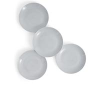 Royal Doulton Esclusivamente per Gordon Ramsay Maze - Set di 4 piatti piani da 28 cm, colore: grigio chiaro