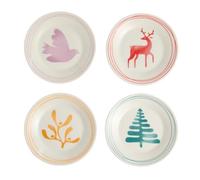 Royal Doulton MXPTN 1815 - Set di 4 piatti natalizi, 16 cm