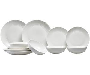 Royal Doulton, Set da tavola, 12 pz., Modello Maze, Bianco