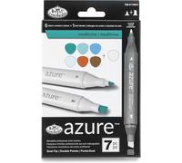 Royal And Langnickel - Azzurro Artista Marcatori - Doppia Punta - Meditrina Di 6