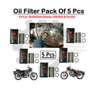 Royal Enfield 5X elementi "filtro olio" per GT 535 e Bullet/Old Classic 350/500