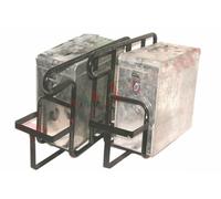 Royal Enfield AEspares Pannieri Portavaligie Con Cassa Sella Argento LH RH