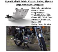 Royal Enfield "Aluminum Sump guard" per UCE Classic 350 & 500 & Bullet 350/500