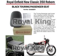Royal Enfield Black "Touring Passenger Seat" per "New Classic 350cc" Reborn