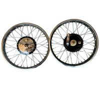 Royal Enfield BSA Norton 48.3cm Anteriore Posteriore Vintage Mezza Larghezza Hub
