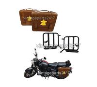 Royal Enfield Classic Reborn 350 Tan Brown Borse Da Sella Con Montaggio