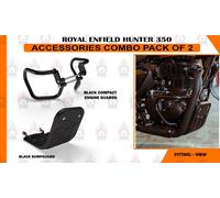Royal Enfield "Compact Engine Guard & Sump guard For Hunter 350"