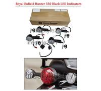 Royal Enfield "Front & Rear LED Indicator Trafficator Kit Black" Hunter 350