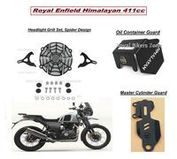Royal Enfield "Headlight Grill Set, Spider Design Combo Pack Of 3 Pz Himalayan"