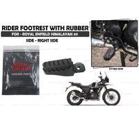 Royal Enfield Himalayan Rider "Poggiapiedi lato destro con pedale in gomma"