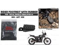 Royal Enfield Himalayan Rider "Poggiapiedi lato sinistro con pedale in gomma"